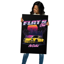 Load image into Gallery viewer, Metal 80's Retro Style Air-cooled Wide-body 911 Poster