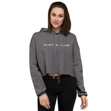 Load image into Gallery viewer, Women's Flat 6 Club Crop Hoodie