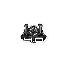 Load image into Gallery viewer, Flat 6 Club 4.0 Engine Sticker