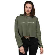 Load image into Gallery viewer, Women's Flat 6 Club Crop Hoodie