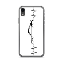 Load image into Gallery viewer, Heart Beat White iPhone Case