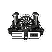 Load image into Gallery viewer, Flat 6 Club 3.0 Engine sticker