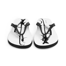 Load image into Gallery viewer, Flat 6 Silhouette Flip-Flops