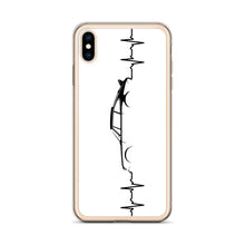 Load image into Gallery viewer, Heart Beat White iPhone Case