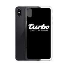 Load image into Gallery viewer, Black Turbo iPhone Case