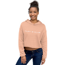 Load image into Gallery viewer, Women's Flat 6 Club Crop Hoodie