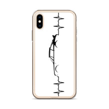 Load image into Gallery viewer, Heart Beat White iPhone Case