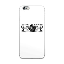 Load image into Gallery viewer, iPhone Case Flat 6 Club White