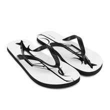 Load image into Gallery viewer, Flat 6 Silhouette Flip-Flops