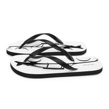Load image into Gallery viewer, Flat 6 Silhouette Flip-Flops