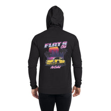 Load image into Gallery viewer, 80's Style Retrowave Widebody Porsche 911 Zip Hoodie