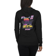 Load image into Gallery viewer, 80's Style Retrowave Widebody Porsche 911 Zip Hoodie