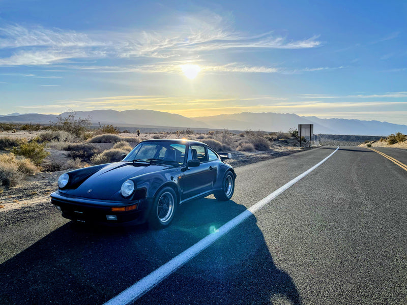 Time Travel: A Classic Porsche 911 Turbo, A Twisty Road, And A Clothing Commercial?