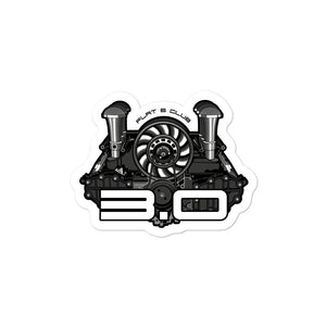 Flat 6 Club 3.0 Engine sticker
