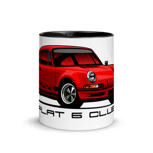 Red 911 Mug with Color Inside