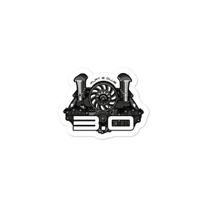 Flat 6 Club 3.0 Engine sticker