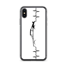 Load image into Gallery viewer, Heart Beat White iPhone Case

