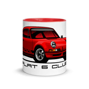 Red 911 Mug with Color Inside