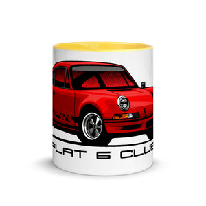 Red 911 Mug with Color Inside