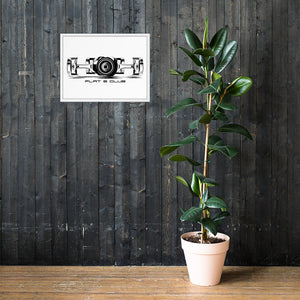 Flat 6 Club Framed poster