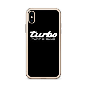 Black Turbo iPhone Case