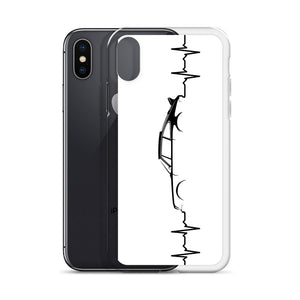 Heart Beat White iPhone Case