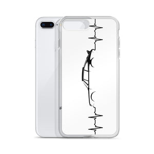 Heart Beat White iPhone Case