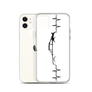 Heart Beat White iPhone Case