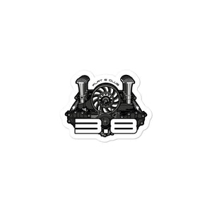 Flat 6 Club 3.8 Engine Sticker