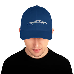 Silhouette Flat 6 Club Fitted Hat