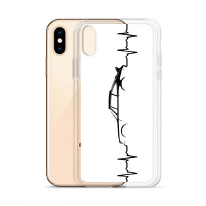 Heart Beat White iPhone Case