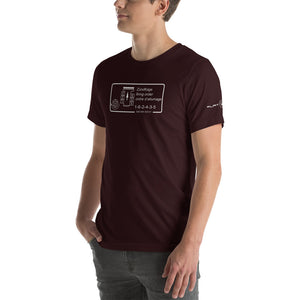 Vintage Flat 6 Engine Diagram Shirt